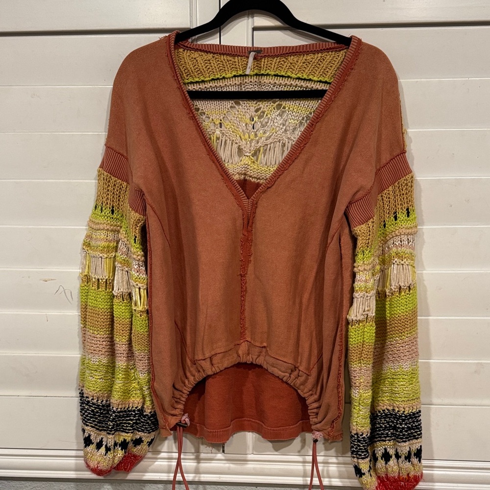 Free People Multicolor Knit Sweater - Picture 1 of 7